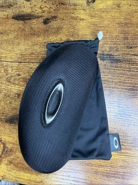 Oakley Black Textured Semi-Hard Eyewear Case CASE and BAG ONLY